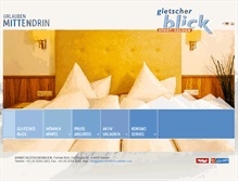 Tablet Screenshot of gletscherblick-soelden.com